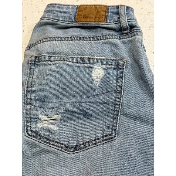 American eagle womens 4 short distressed denim - Picture 5 of 6